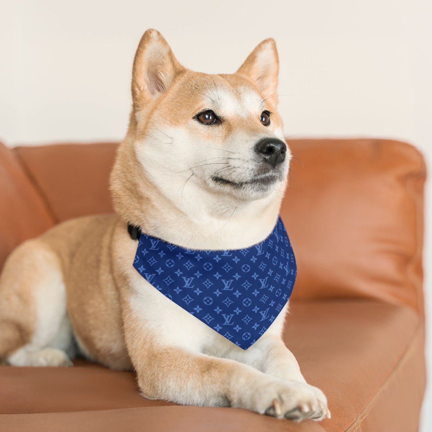 Ocean Louis Vuitton Pet Bandana Collar