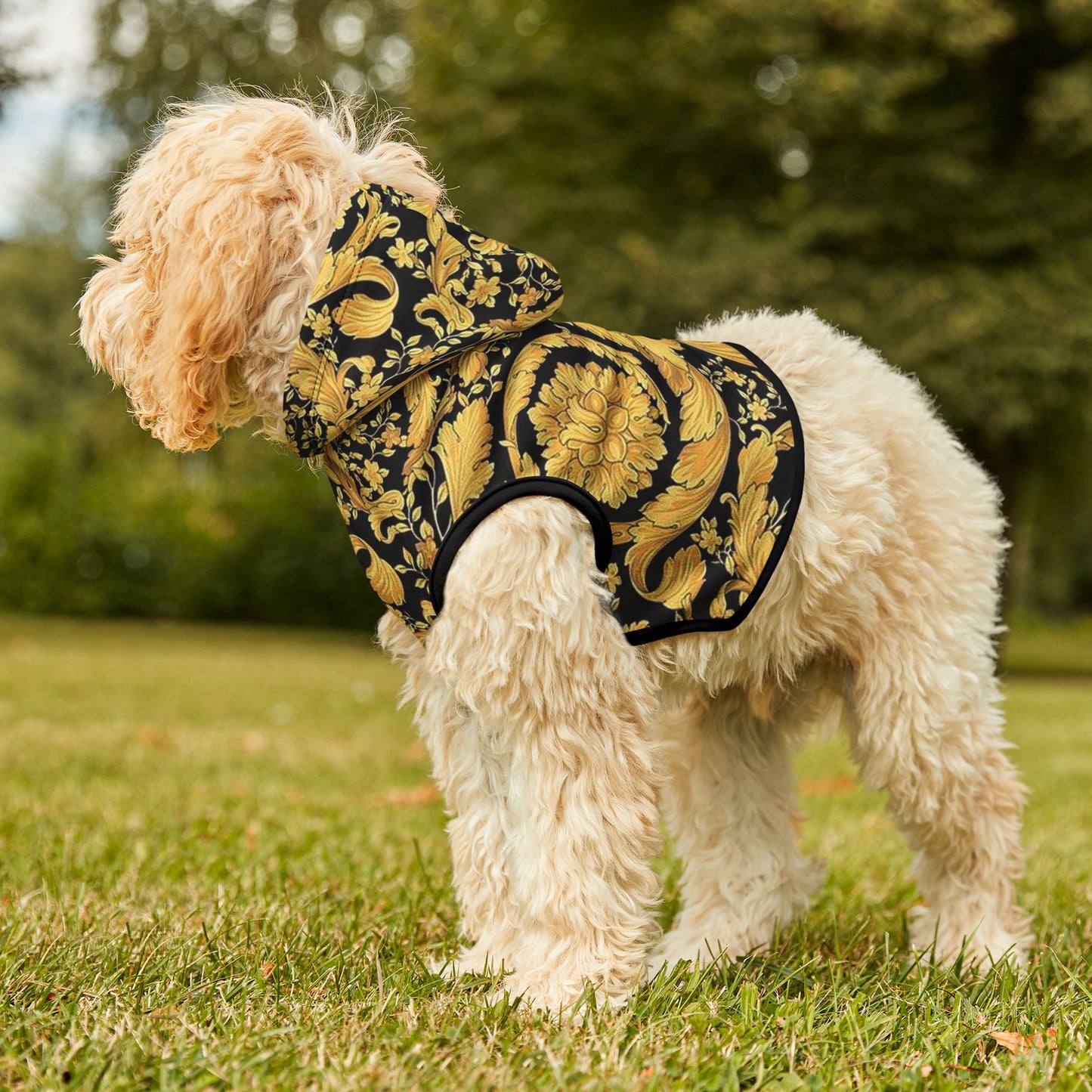 Versace Flower Pet Hoodie