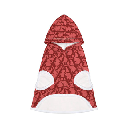 Red Dior Pet Hoodie