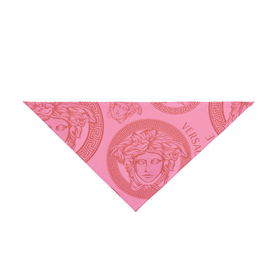 Pink Versace Pet Bandana