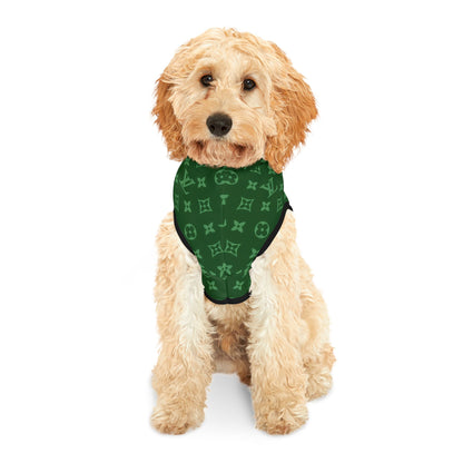 Green Louis Vuitton Pet Hoodie